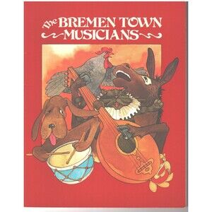 VTG The Bremen Town Musicians Paperback 1979 Troll Associates